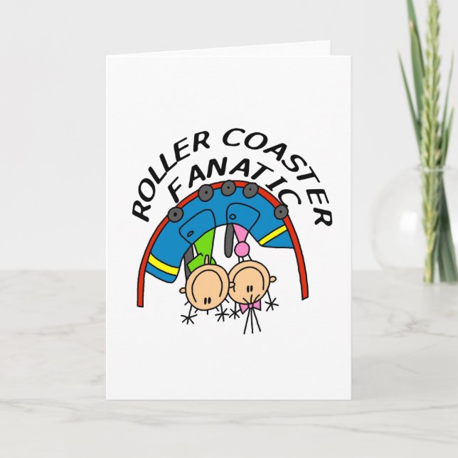 Tarjeta Fanático de la montaña rusa (Anverso)