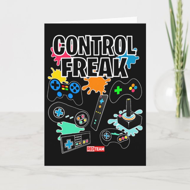 Tarjeta Fanático del Control - Diversión para Jugadores de (Anverso)