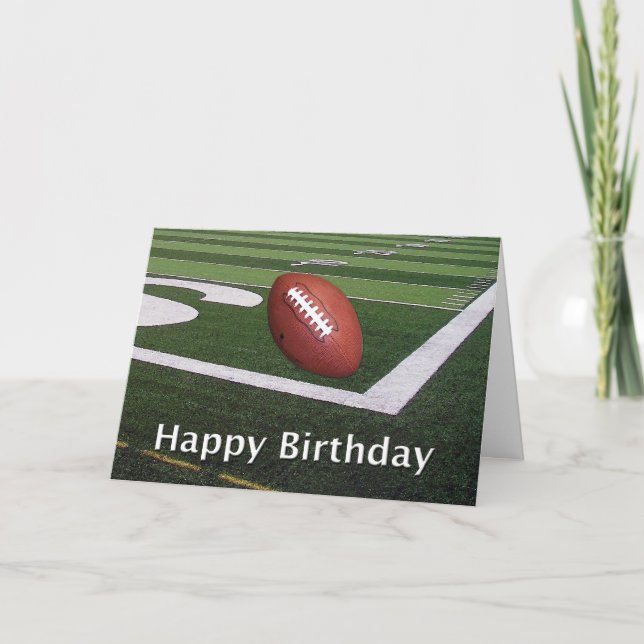 Tarjeta Fanático del cumpleaños feliz (Anverso)