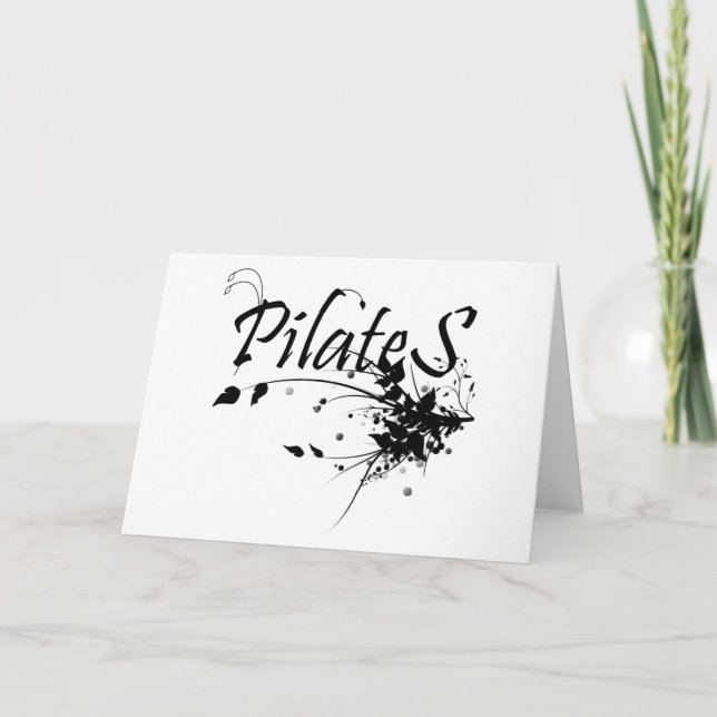 Tarjeta Fanático del método Pilates Pilates Art (Anverso)