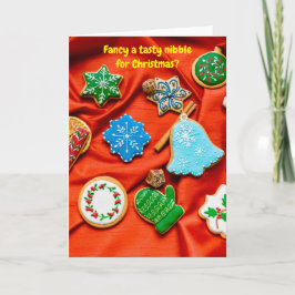 Tarjeta Fancy a tasty nibble for Christmas?