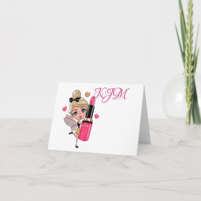 Tarjeta Fancy Fairy Personalizado (Anverso)