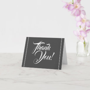 Tarjeta Fancy, Glamoroso y elegante "¡Gracias!"