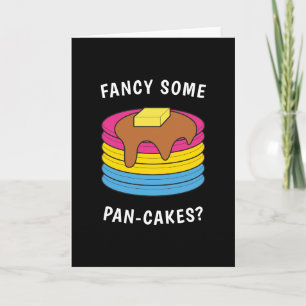 Tarjeta Fancy Some Pan-cakes Funny LGBTQ Pansexual Pride O