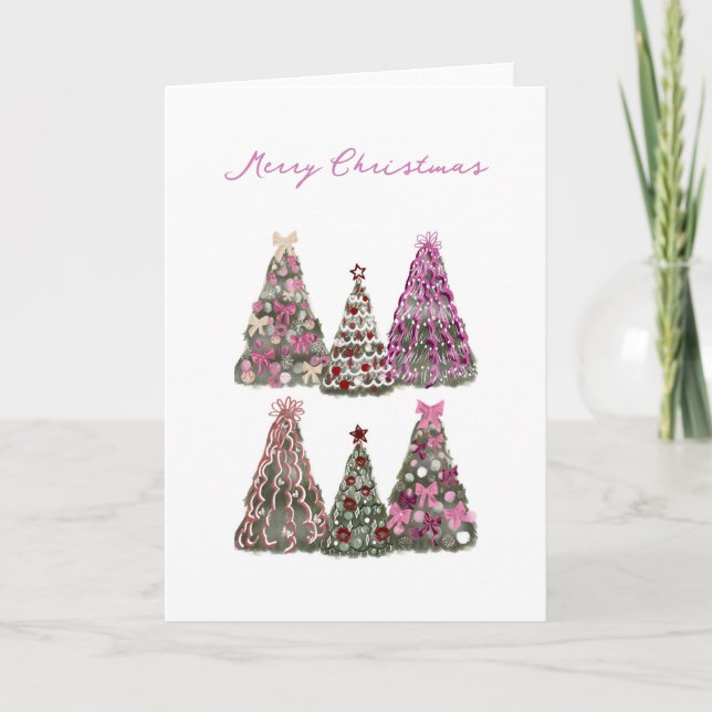 Tarjeta Fancy trees Card  (Anverso)