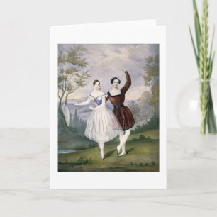 Tarjeta Fanny Cerrito (1817-1909) y Sigr. Guerra, en