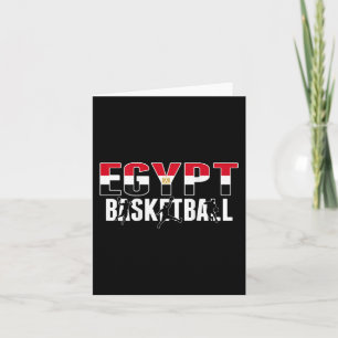 Tarjeta Fans de baloncesto de Egipto están orgullosos de s