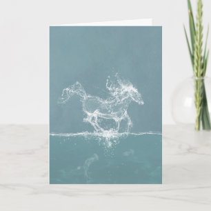 Tarjeta Fantasía de Caballo de Agua