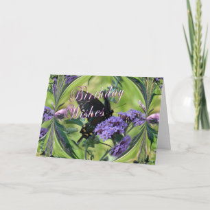 Tarjeta Fantasía de mariposa