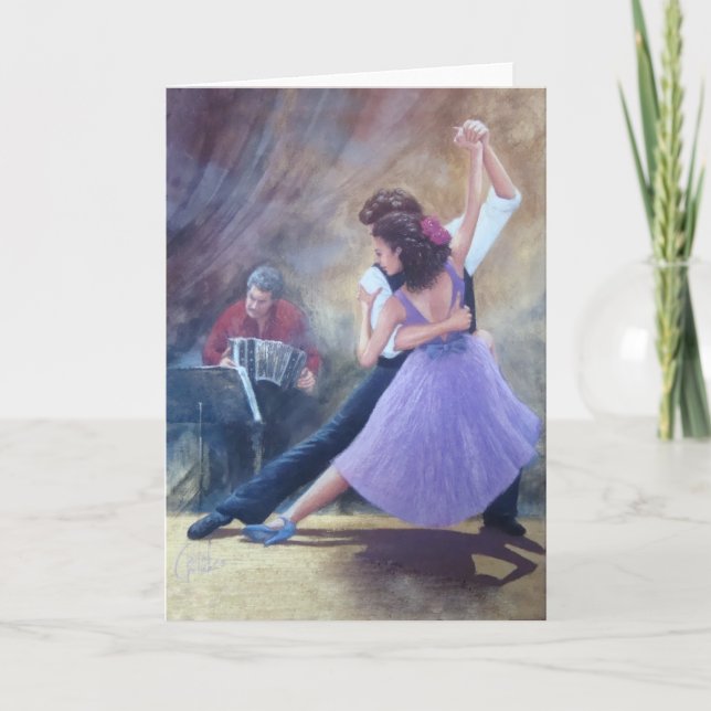 Tarjeta fantasía del tango (Anverso)