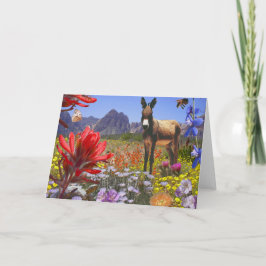 Tarjeta Fantasía roja del barranco de la roca