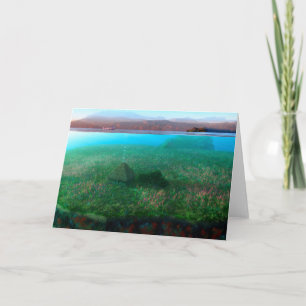 Tarjeta Fantasías: La carta de cabaña de la isla