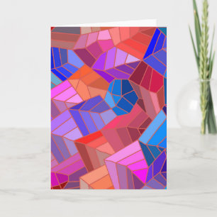 Tarjeta Fantasías vistas de las montañas desde el cielo