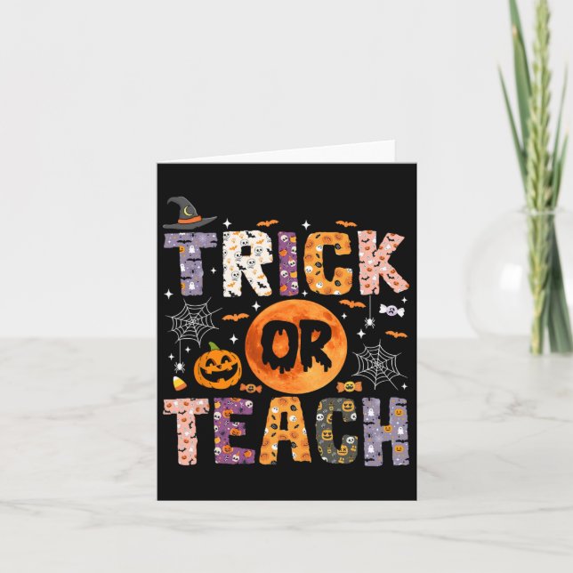 Tarjeta Fantasma De Halloween (Anverso)