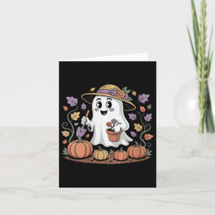 Tarjeta Fantasma De Halloween Femenino En La Bomba De Gorr
