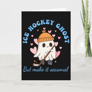 Tarjeta Fantasma de Hockey sobre Hielo Pero Hazlo Divertid