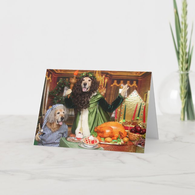 Tarjeta Fantasma de regalo de Navidad (Anverso)