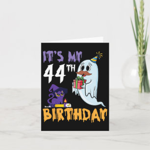 Tarjeta Fantasma divertida es mi fiesta de cumpleaños núme
