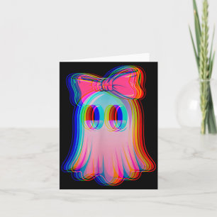 Tarjeta Fantasma Divertido Vaporwave Alucinante Techno Rav