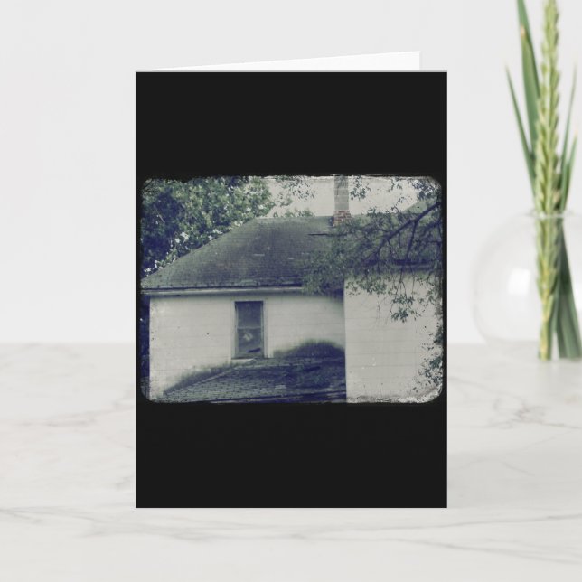 Tarjeta Fantasma en la ventana (Anverso)