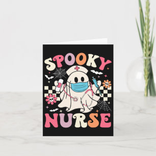 Tarjeta Fantasma enfermera Fantasma Halloween Enfermería G