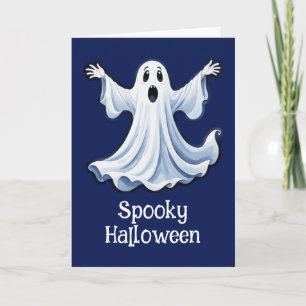 Tarjeta Fantasma espeluznante - Halloween 11 - Diversión d