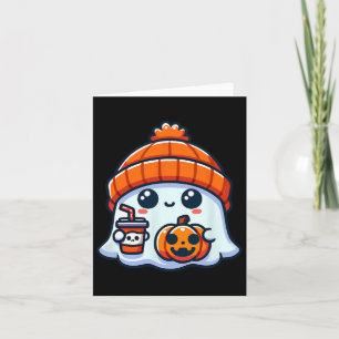 Tarjeta Fantasma Fantasma Mens Halloween