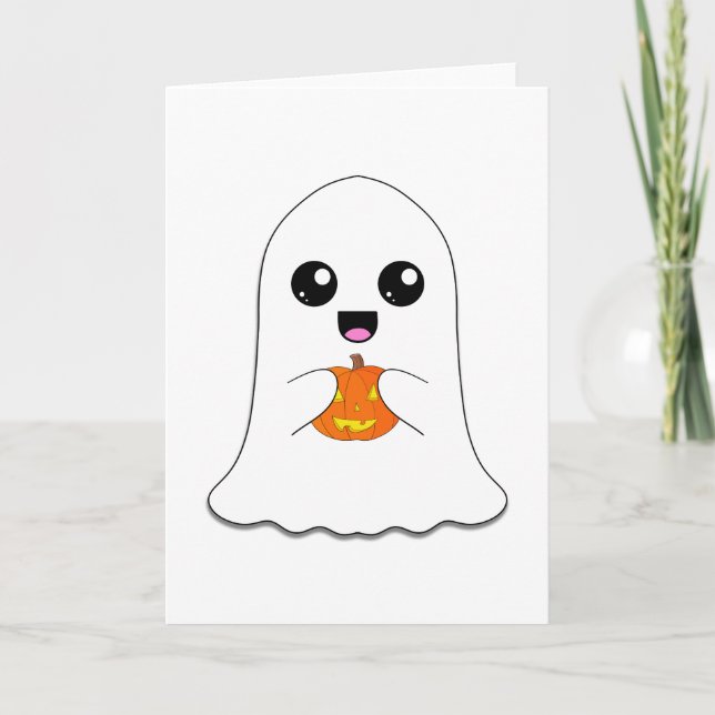 Tarjeta Fantasma Feliz (Anverso)