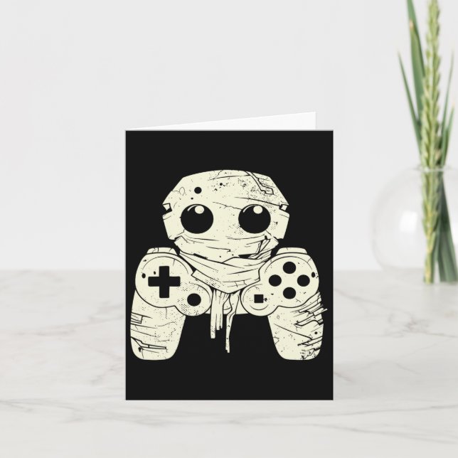Tarjeta Fantasma Ghost Mummy Gaming Controller Halloween G (Anverso)