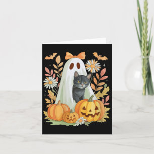 Tarjeta Fantasma Lindo de Mujeres con Murciélagos y Calaba
