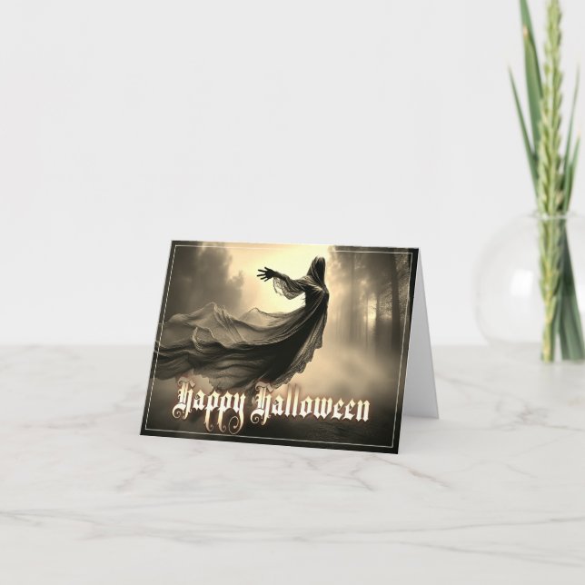 Tarjeta Fantasma negra en Hellscape - Halloween (Anverso)