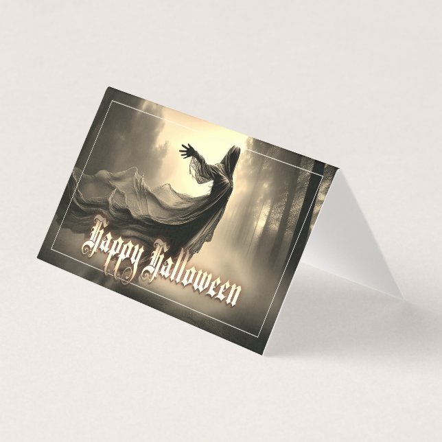 Tarjeta Fantasma negra en Hellscape - Halloween (Anverso)