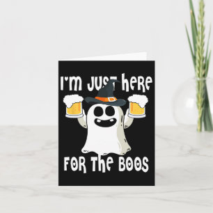 Tarjeta Fantasma solo estoy aquí por los boos 