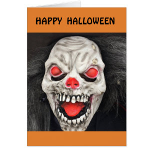 TARJETA FANTASMAGÓRICA DE HALLOWEEN