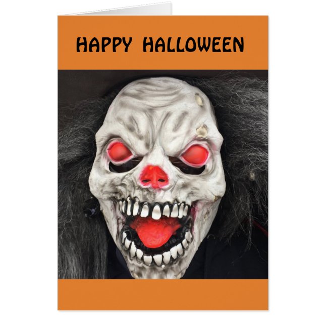 TARJETA FANTASMAGÓRICA DE HALLOWEEN (Frente)
