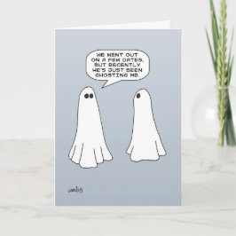 Tarjeta Fantasmas - Día de San Valentín.