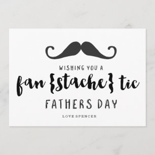 TARJETA FANTÁSTICA DEL DÍA DE PADRES DEL BIGOTE EL