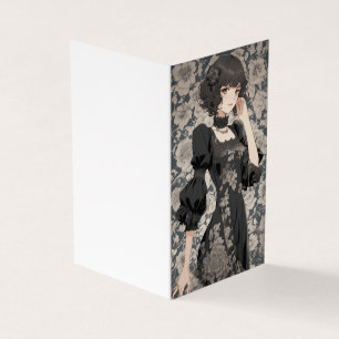 Tarjeta Fantasy Sueña con un pequeño vestido negro Anime L
