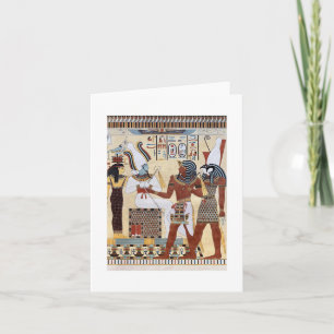 Tarjeta Faraones Egipcios Antigua Egipto Herencia Real Est
