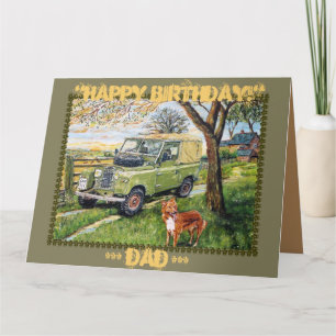 Tarjeta "FARM"~Tarjeta de cumpleaños para papá