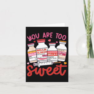 Tarjeta Farmacéutico del Día de San Valentín Enfermera Dia