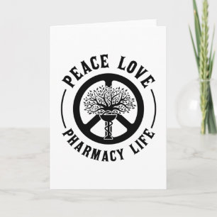 Tarjeta Farmacia de Paz Amor Farmacia de la Vida Farmacéut