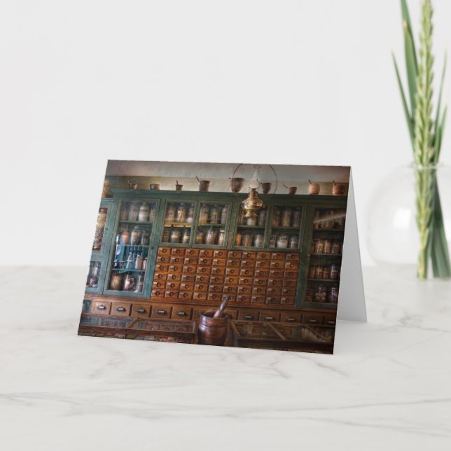 Tarjeta Farmacia - derecha detrás del contador (Anverso)