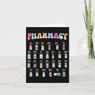 Tarjeta Farmacia Médico Alfabeto De Farmacia