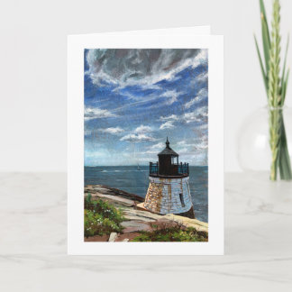 Tarjeta Faro Castle Hill en Newport, RI