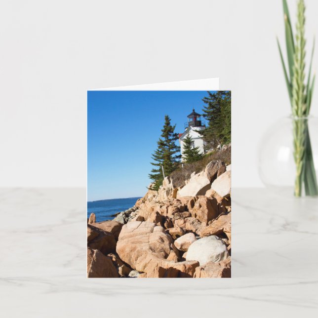 Tarjeta Faro de Bass Harbour (Anverso)