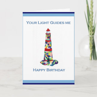 Tarjeta Faro de cumpleaños