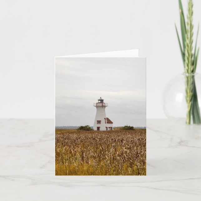 Tarjeta Faro de East Point (Anverso)