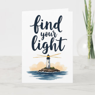 Tarjeta Faro de Encuentra Tu Luz Saludo
