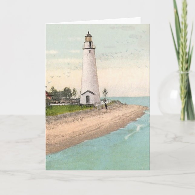 Tarjeta Faro de Fort Gratiot (Anverso)